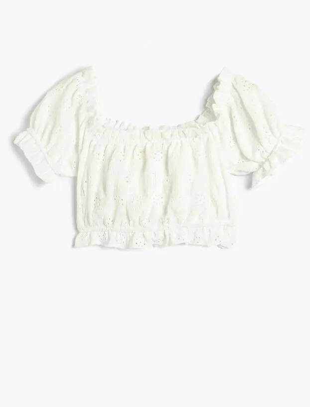 تی شرت آستین کوتاه بچگانه دخترانه کد  3SKG10295AK