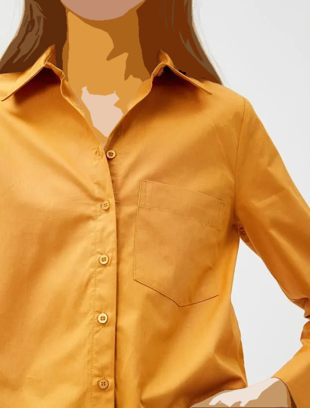 پیراهن آستین بلند زنانه کد 3SAK60034CW