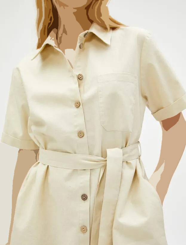 پیراهن زنانه کد 3SAK80153PW