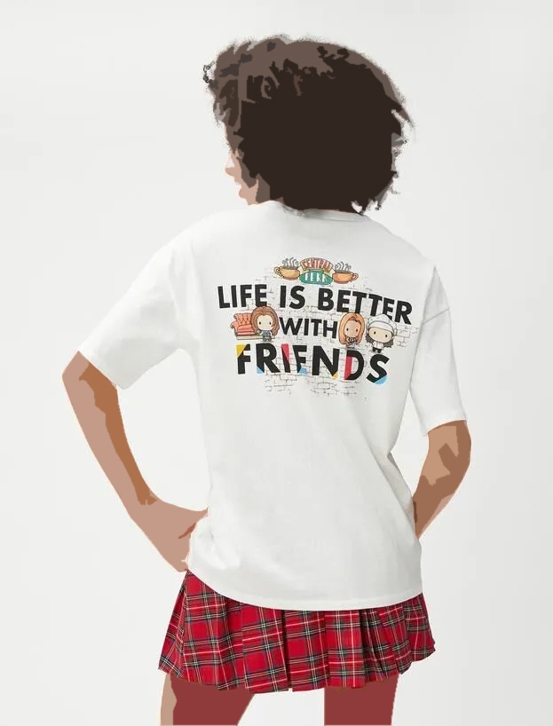 تی شرت آستین کوتاه زنانه کد 3SAL10199IK