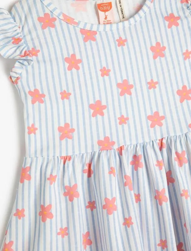 پیراهن نوزادی دخترانه کد 3SMG80027AK