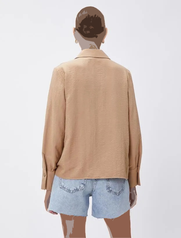 پیراهن آستین بلند زنانه کد 3SAK60019CW