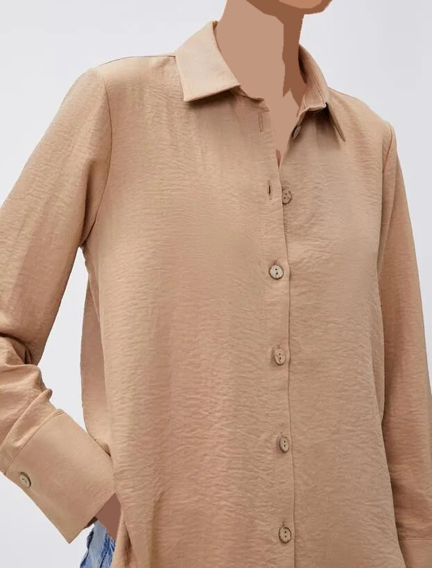 پیراهن آستین بلند زنانه کد 3SAK60019CW