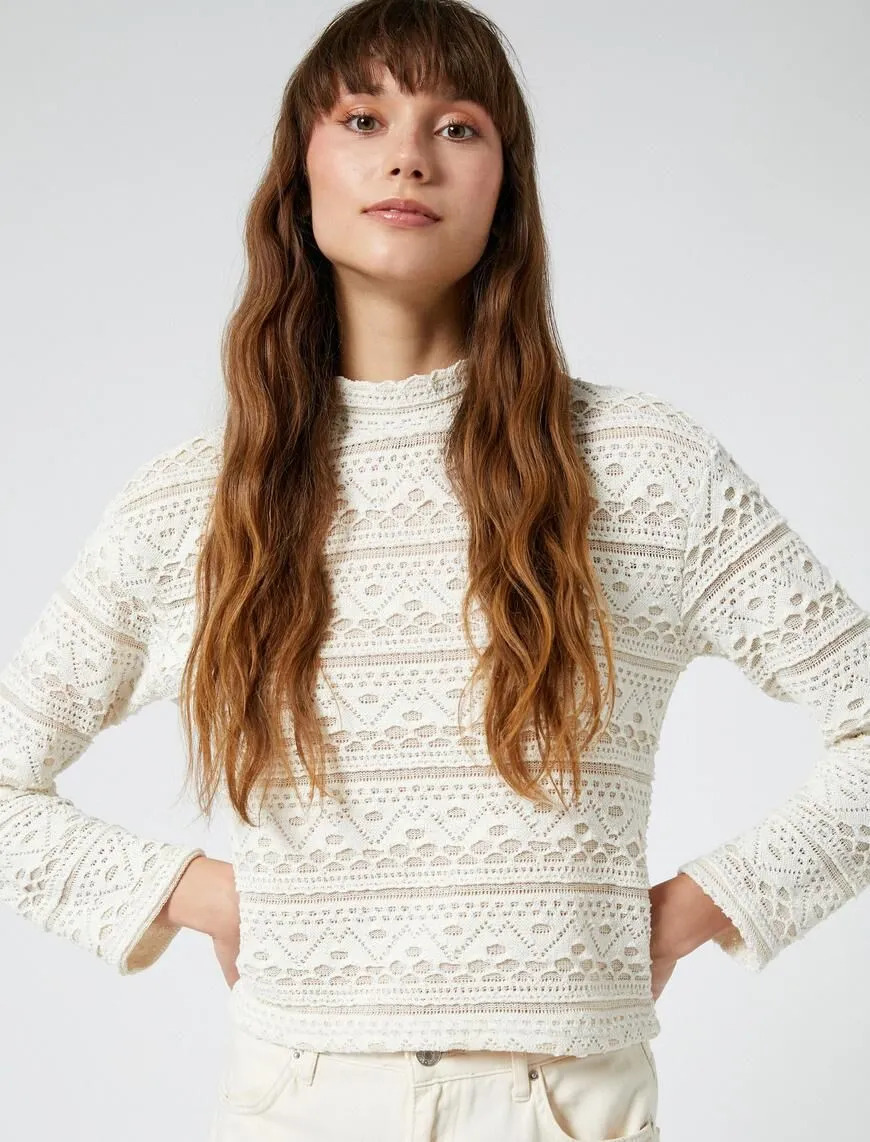 بافت زنانه کوتون Koton کد 4WAK50040EK