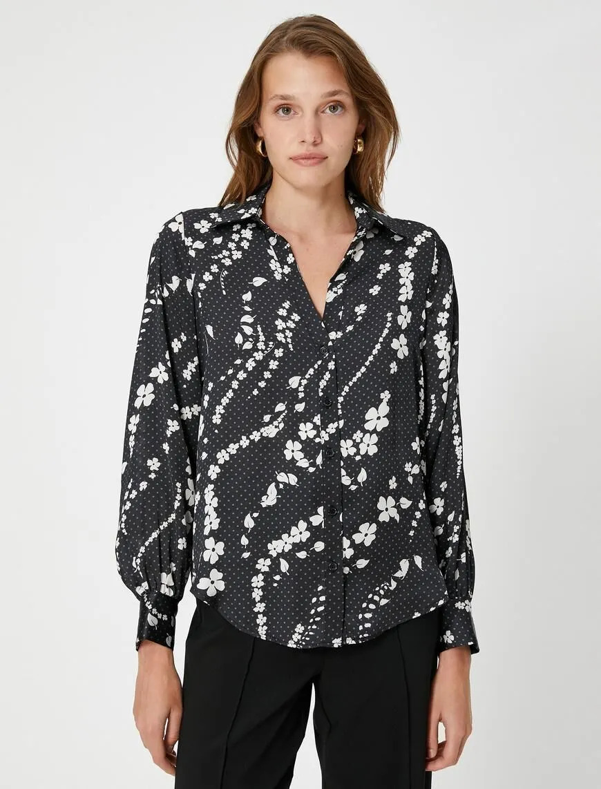 پیراهن آستین بلند زنانه 4WAK60179UW