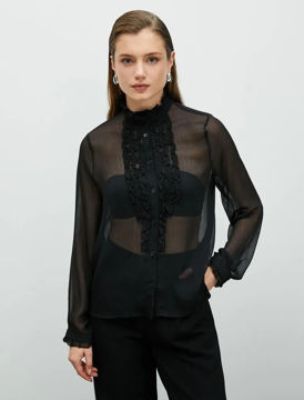 شومیز آستین بلند زنانه کوتون Koton کد 4WAK60185UW