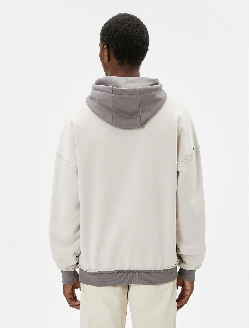 هودی اورسایز مردانه کوتون Koton کد 4WAM70416MK