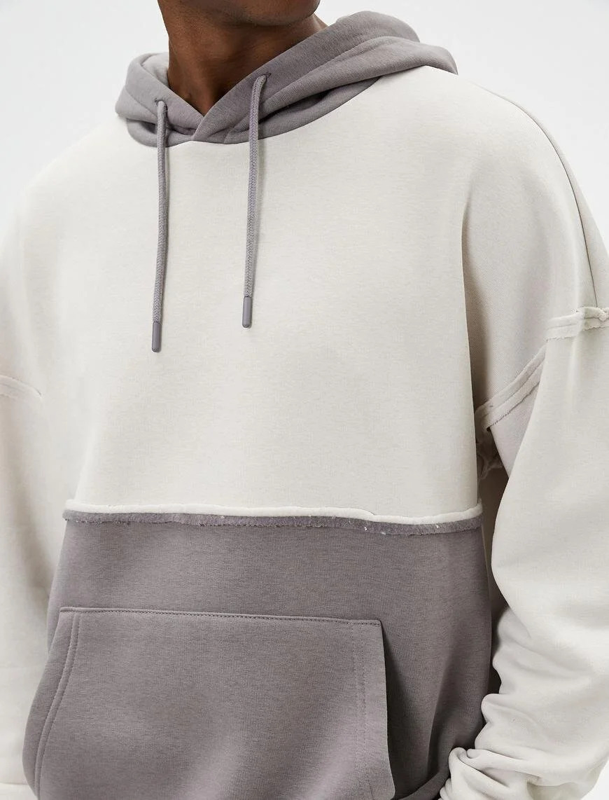 هودی اورسایز مردانه کوتون Koton کد 4WAM70416MK