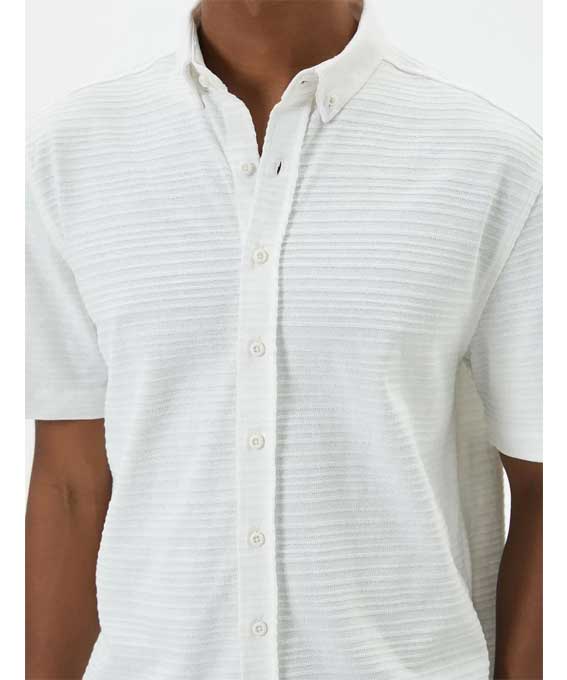 پیراهن آستین کوتاه مردانه کوتون Koton کد 4SAM60002HK