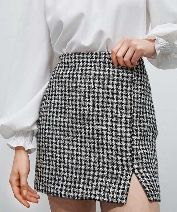 دامن کوتاه زنانه کوتون Koton کد 4WAK70004PW