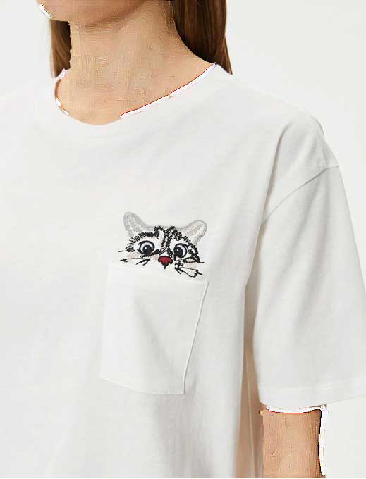 تیشرت زنانه کوتون Koton کد 4SAL10055IK