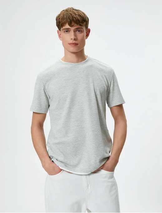 تیشرت  مردانه کوتون Koton کد 4SAM10065HK