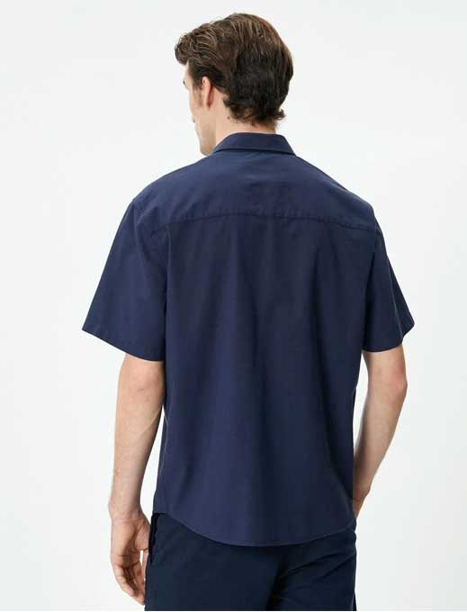 پیراهن آستین کوتاه مردانه کوتون Koton کد 4SAM60001HW