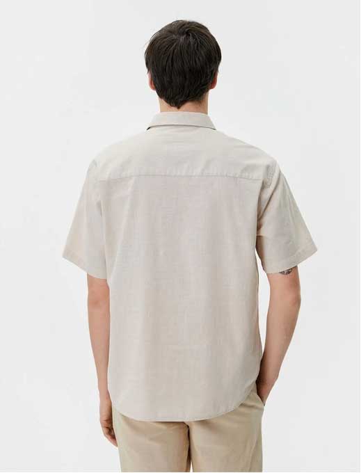 پیراهن آستین کوتاه مردانه کوتون Koton کد 4SAM60001HW