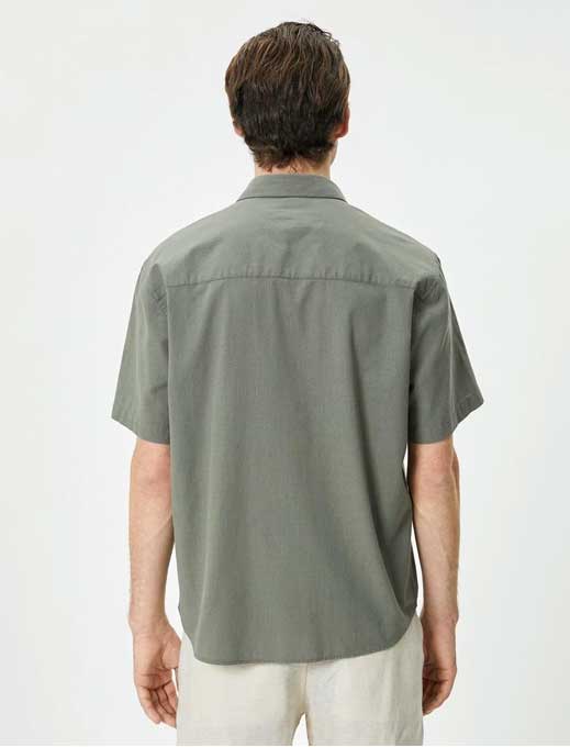 پیراهن آستین کوتاه مردانه کوتون Koton کد 4SAM60001HW