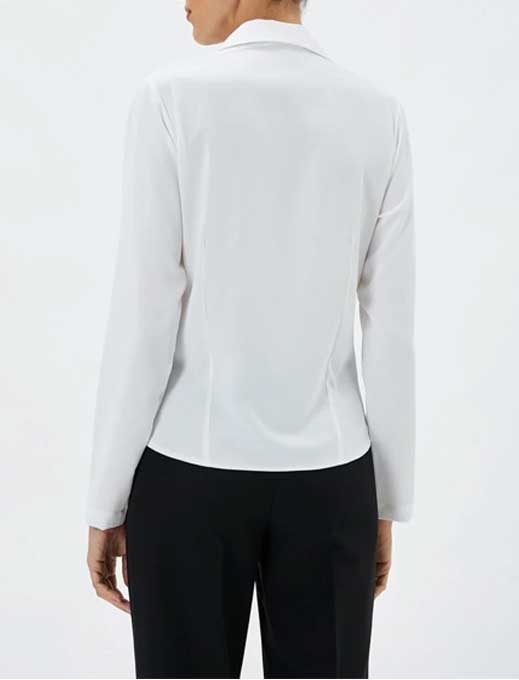 شومیز کلاسیک زنانه کوتون Koton کد 4WAK60108PW