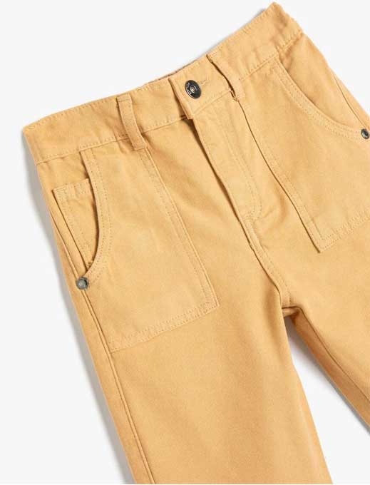 شلوار کتان پسرانه کوتون Koton کد 4SKB40016TW