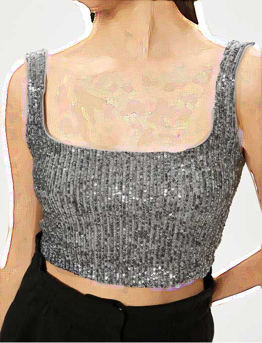 کراپ تاپ پولکی زنانه کوتون Koton کد 4SAK30001FK