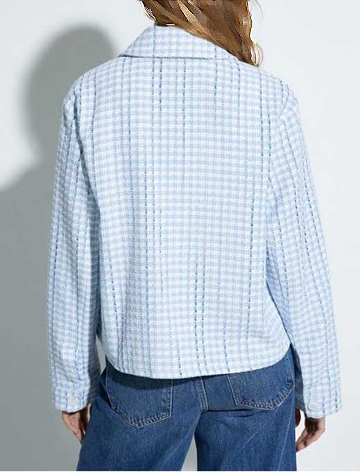 کت کراپ زنانه کوتون Koton کد 4SAK50003PW