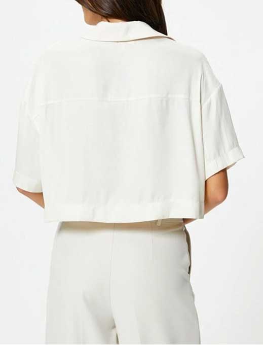 شومیز کراپ زنانه کوتون Koton کد 4SAK60027UW