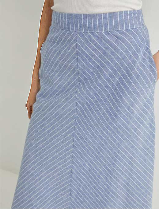 دامن میدی زنانه کوتون Koton کد 4SAK70002EW