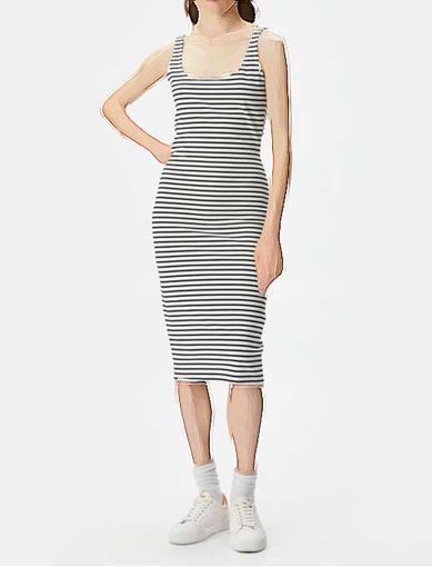 پیراهن میدی زنانه کوتون Koton کد 4SAK80011EK