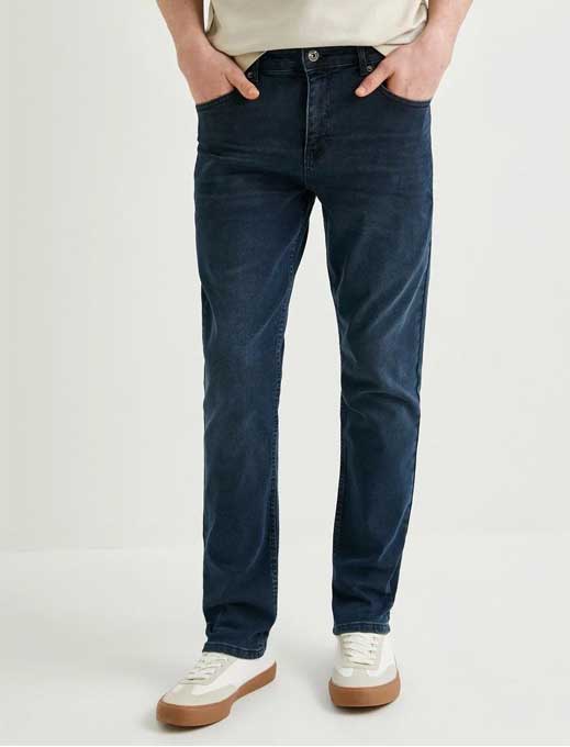 شلوار جین اسلیم فیت برد مردانه کوتون Koton کد 4SAM40039ND