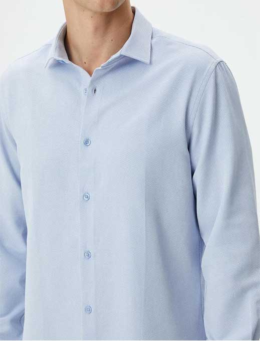 پیراهن کلاسیک مردانه کوتون Koton کد 4SAM60019HW