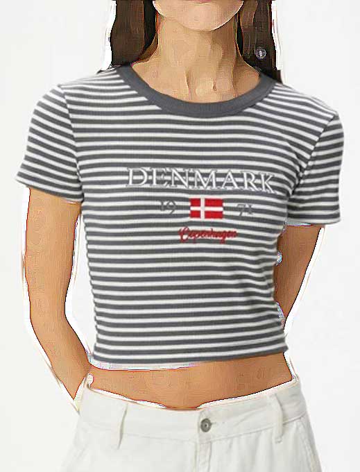 کراپ تیشرت زنانه کوتون Koton کد 4SAL10072IK