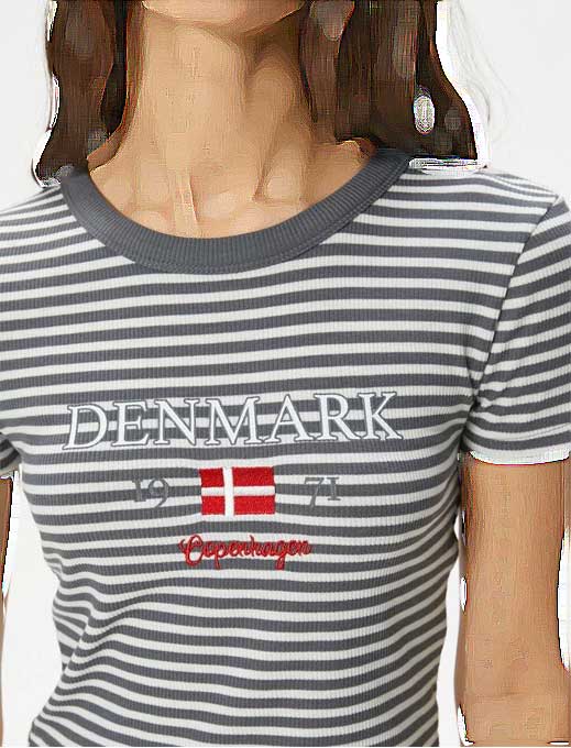 کراپ تیشرت زنانه کوتون Koton کد 4SAL10072IK