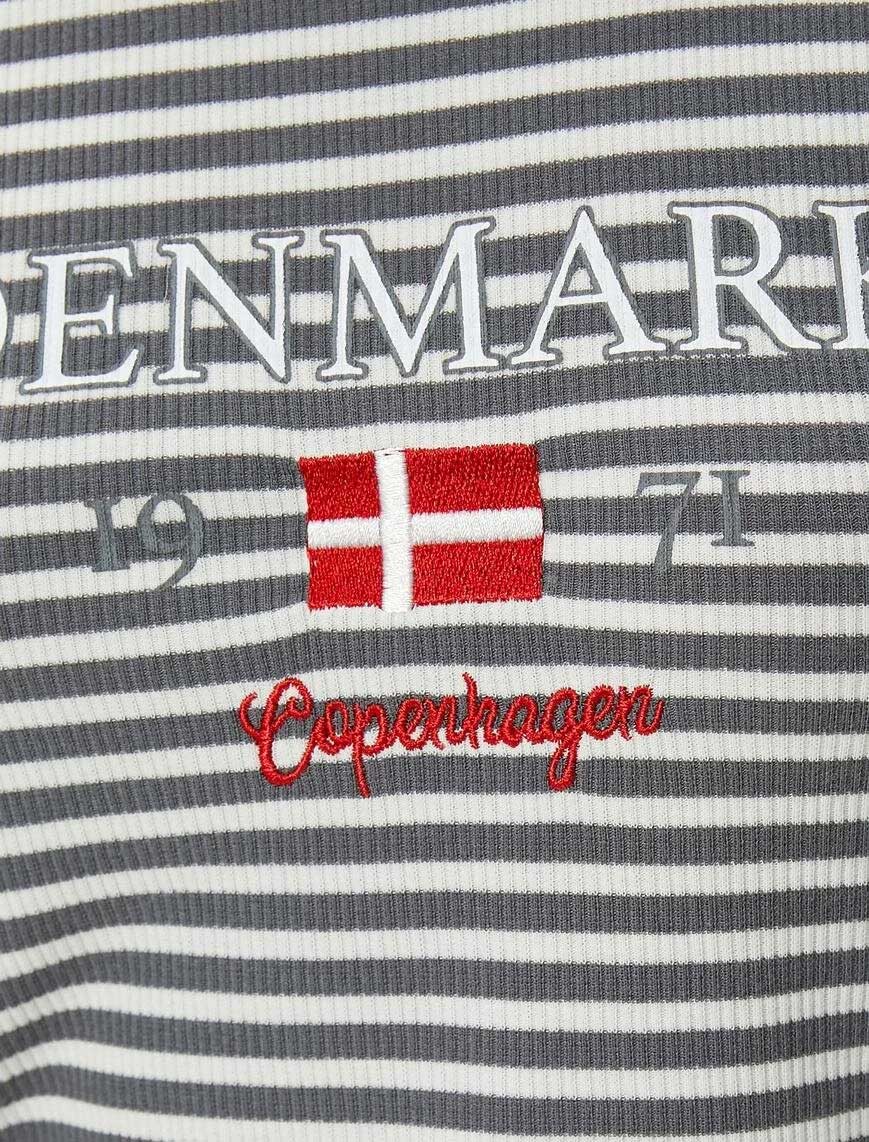 کراپ تیشرت زنانه کوتون Koton کد 4SAL10072IK