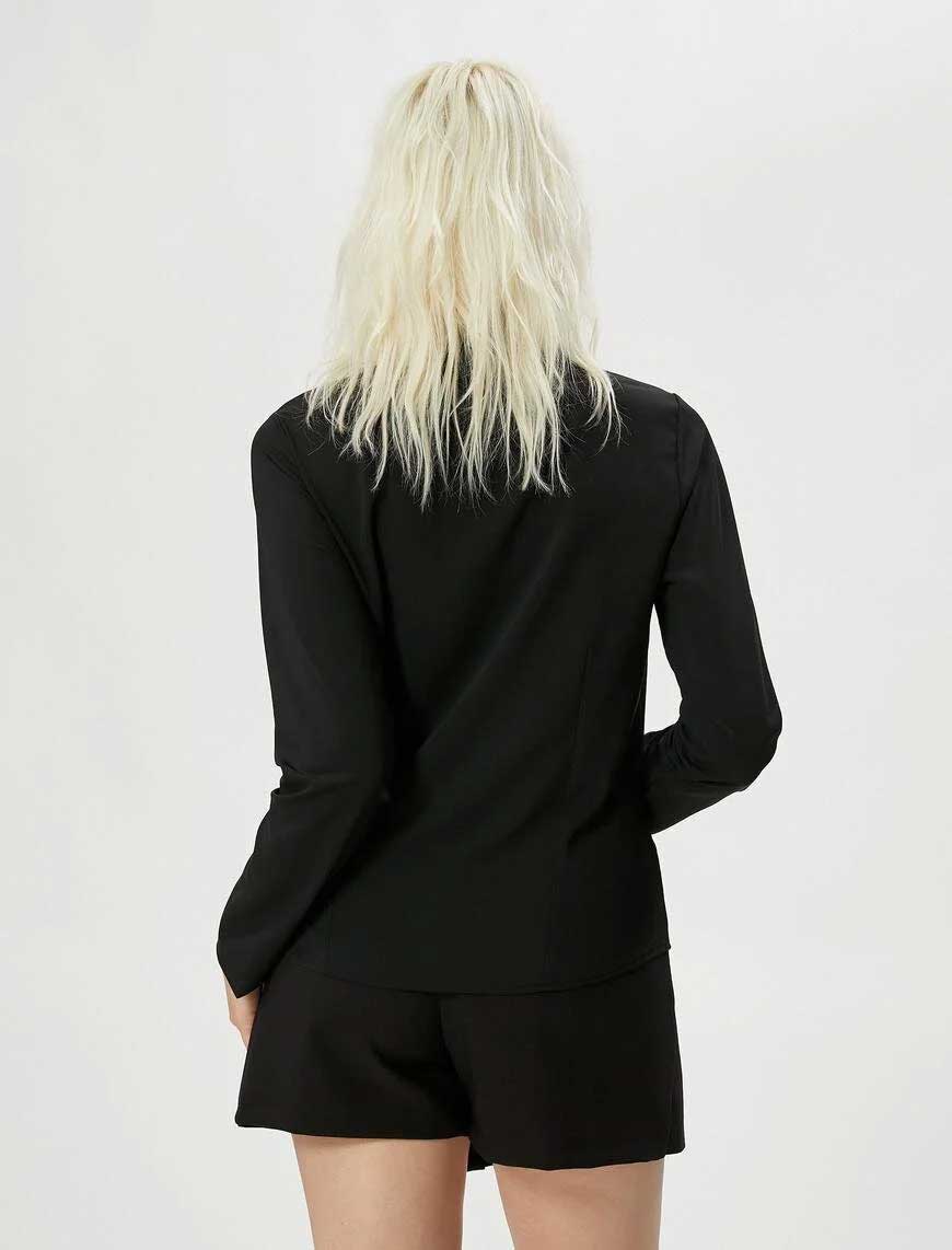 شومیز کلاسیک زنانه کوتون Koton کد 4WAK60108PW