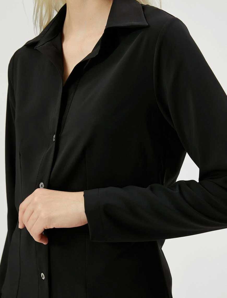 شومیز کلاسیک زنانه کوتون Koton کد 4WAK60108PW