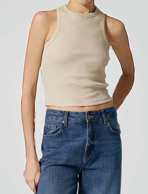 کراپ تاپ زنانه کوتون Koton کد 4SAL30065IK