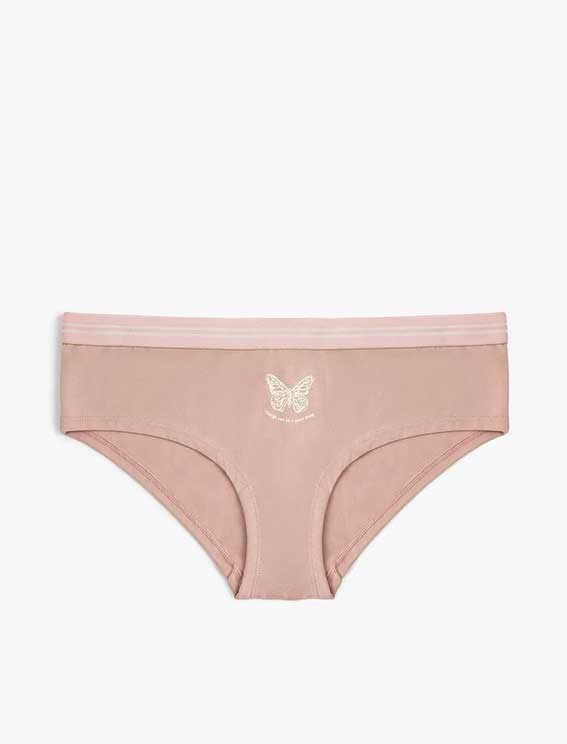 لباس زیر طرح پروانه زنانه کوتون Koton کد 4SLK30021MK