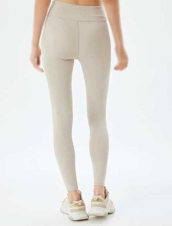 لگ ورزشی رنگ کرم زنانه کوتون Koton کد 5WAK40002NK