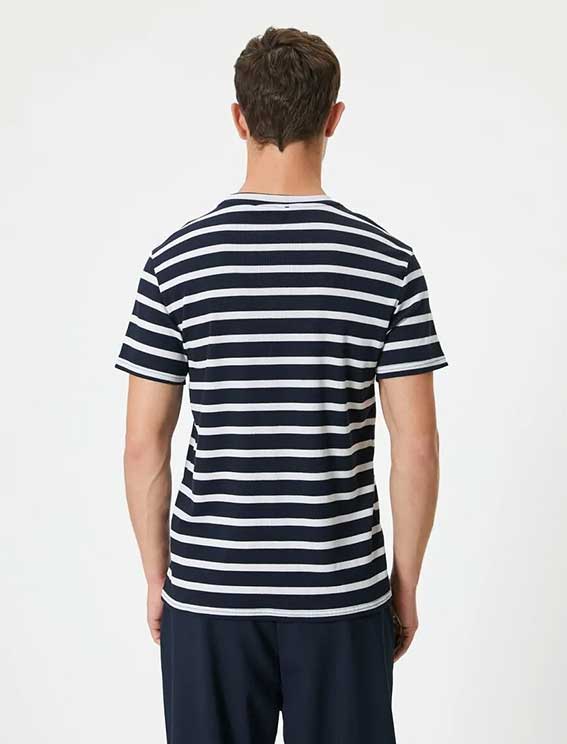 تیشرت راه راه مردانه کوتون Koton کد 5WAM10060HK