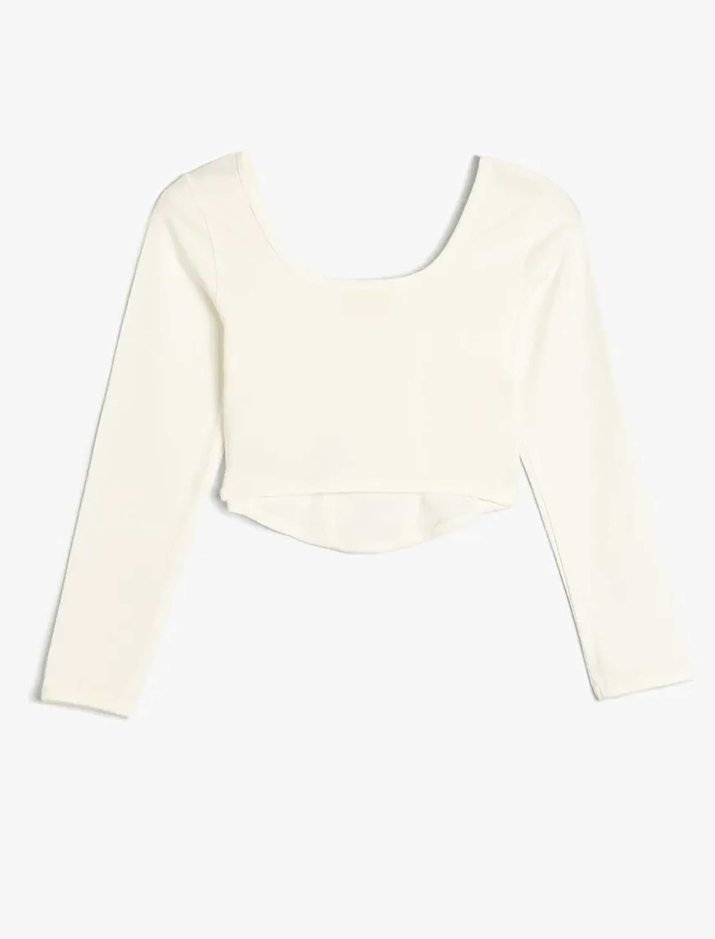 تیشرت آستین بلند دخترانه کوتون Koton کد 5WKG10033AK