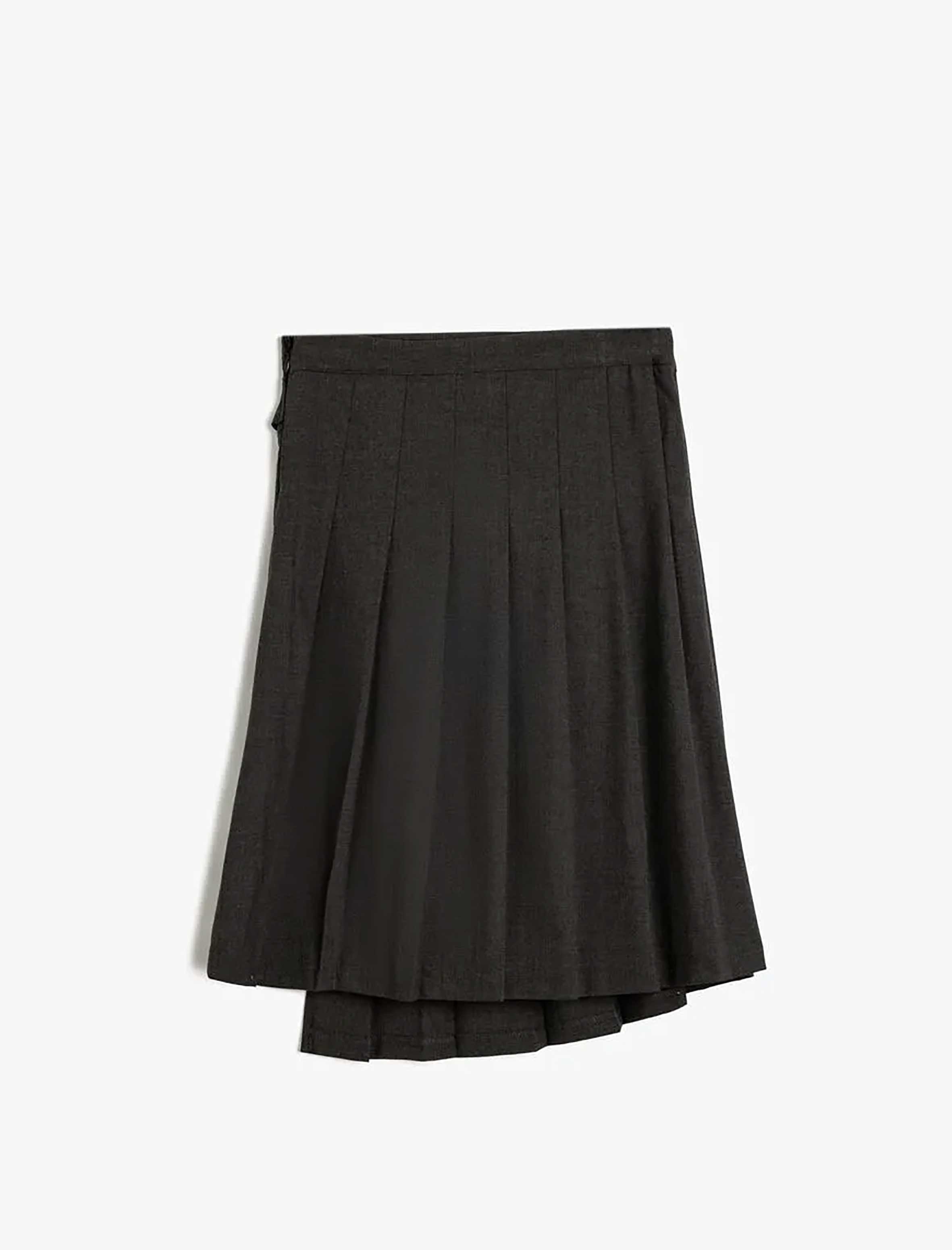 دامن کوتاه چین دار دخترانه کوتون Koton کد 5WKG70020AW