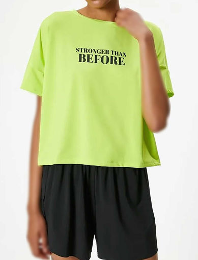 تی شرت طرح دار زنانه کوتون Koton کد 5WAK10012NK