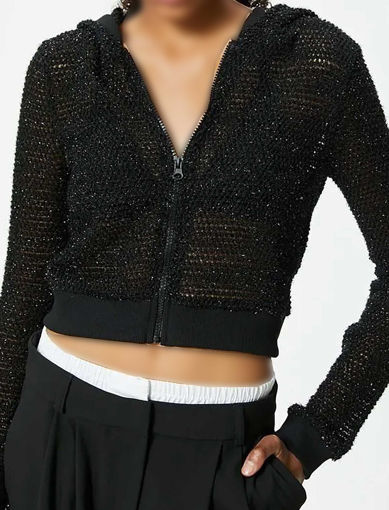 کراپ سویشرت زنانه کوتون Koton کد 5WAL10155IK