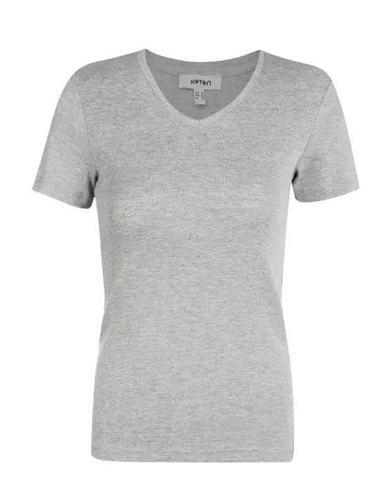 تی شرت آستین کوتاه بیسیک زنانه کد 3SAK63W005W