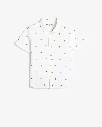 پیراهن طرح دار پسرانه کوتون Koton کد 4SKB60007TW