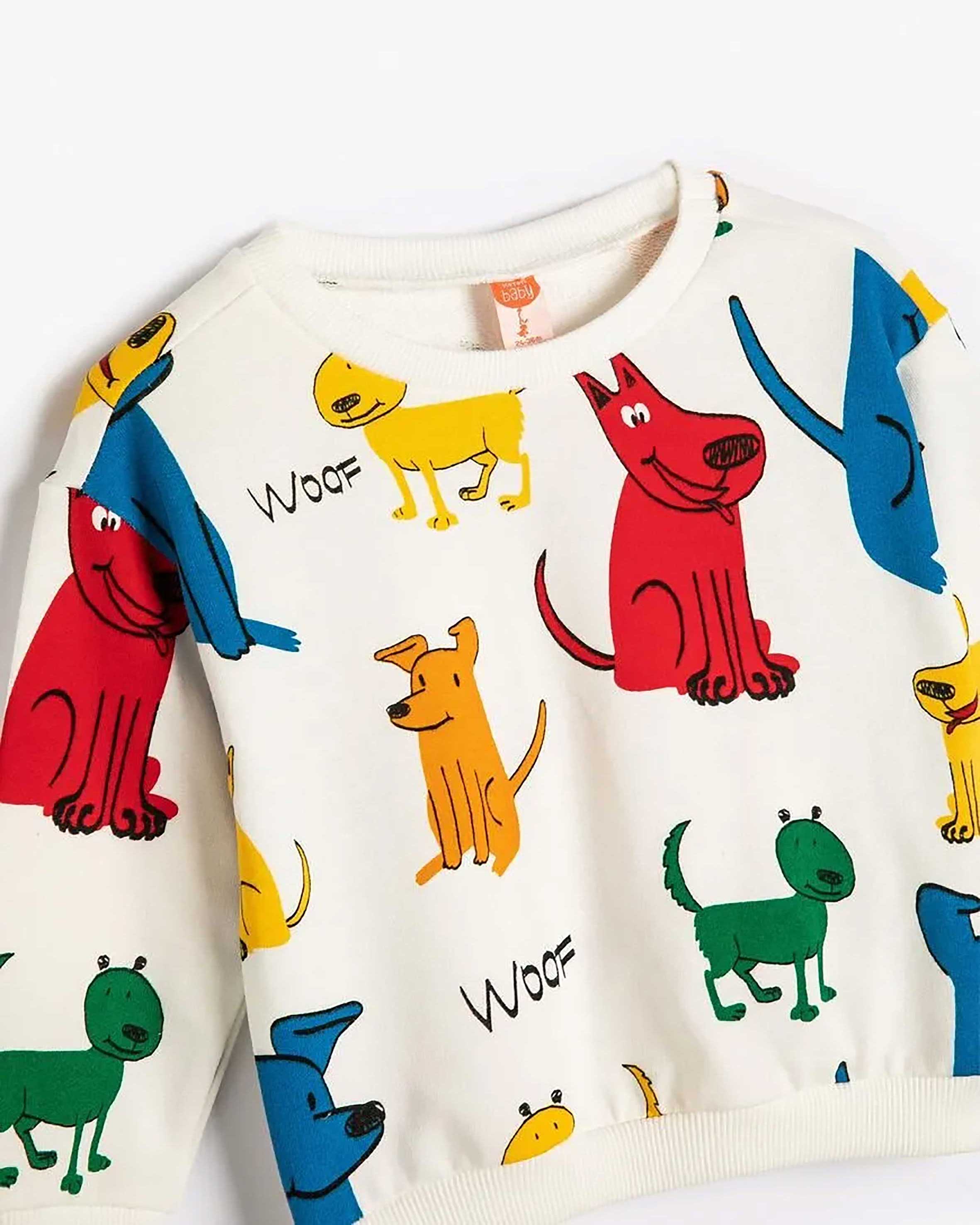 سویشرت طرحدار نوزاد پسر کوتون Koton کد 4SMB10014TK