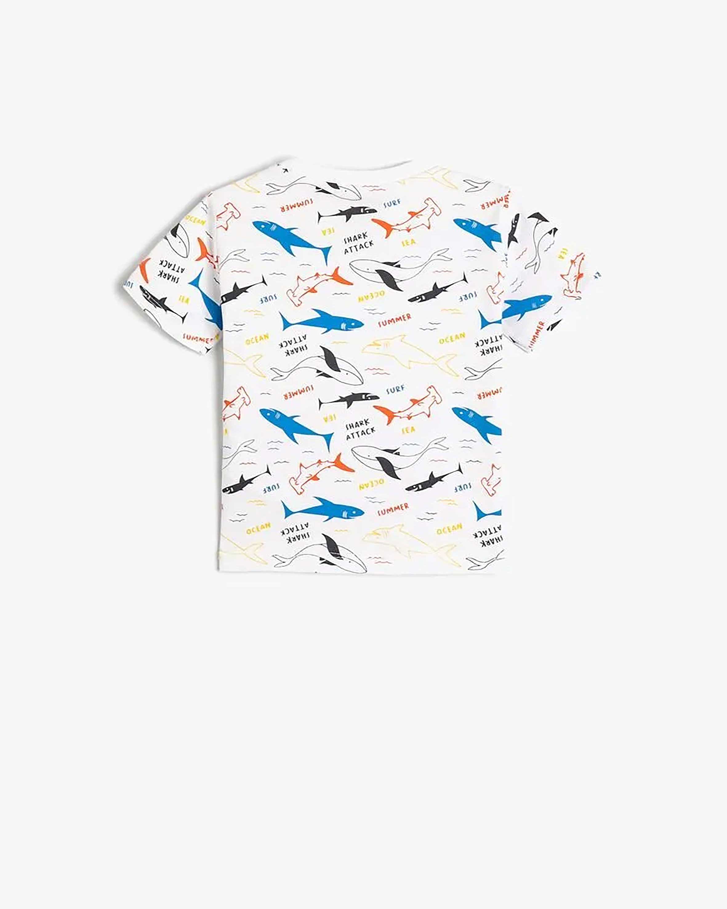 تیشرت طرح دار مردانه کوتون Koton کد 4SMB10178TK