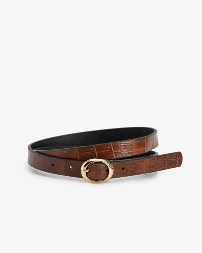 کمربند طرح چرم زنانه کوتون Koton کد 5WAK10042AA