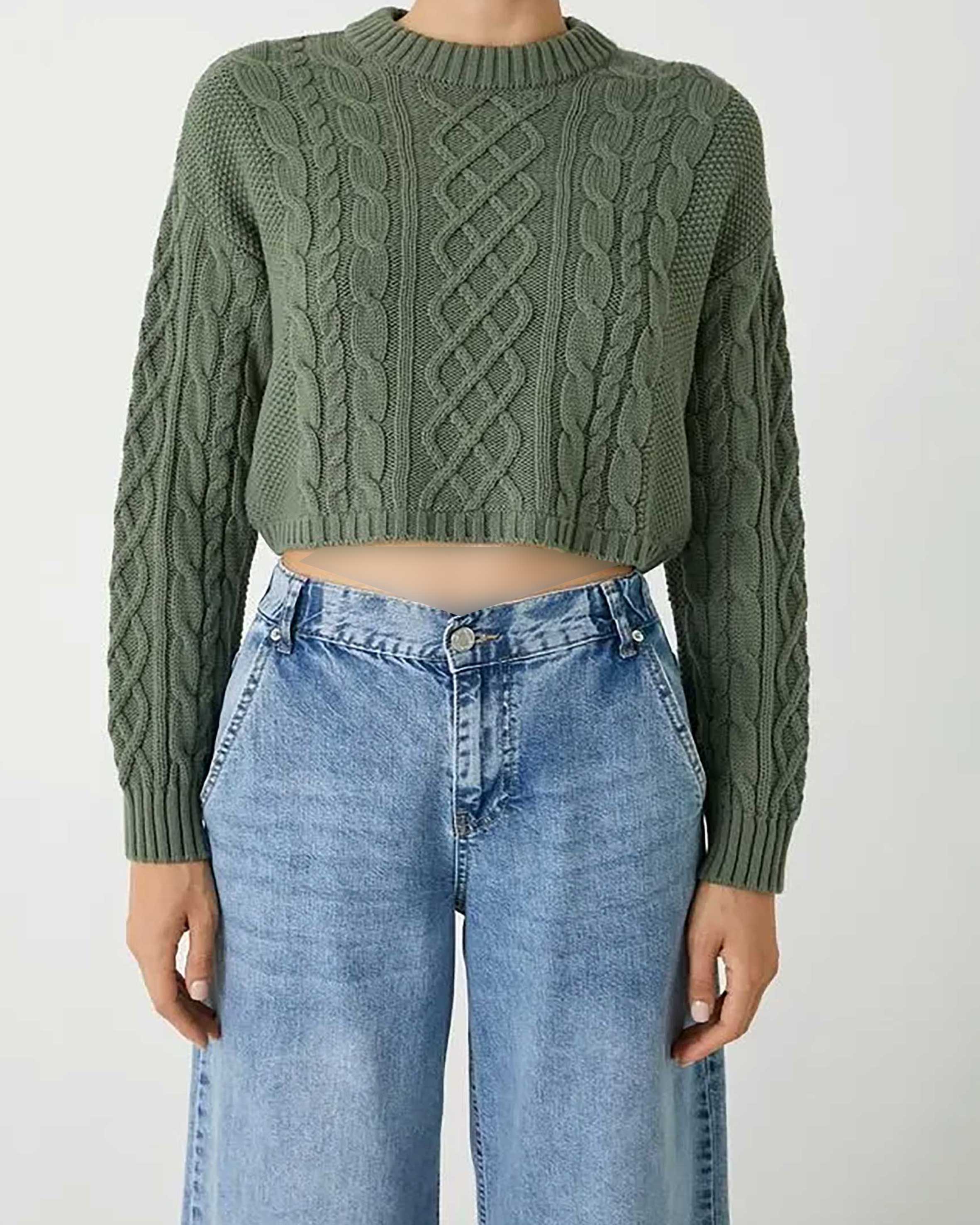 بافت طرحدار زنانه کوتون Koton کد 5WAK90182HT