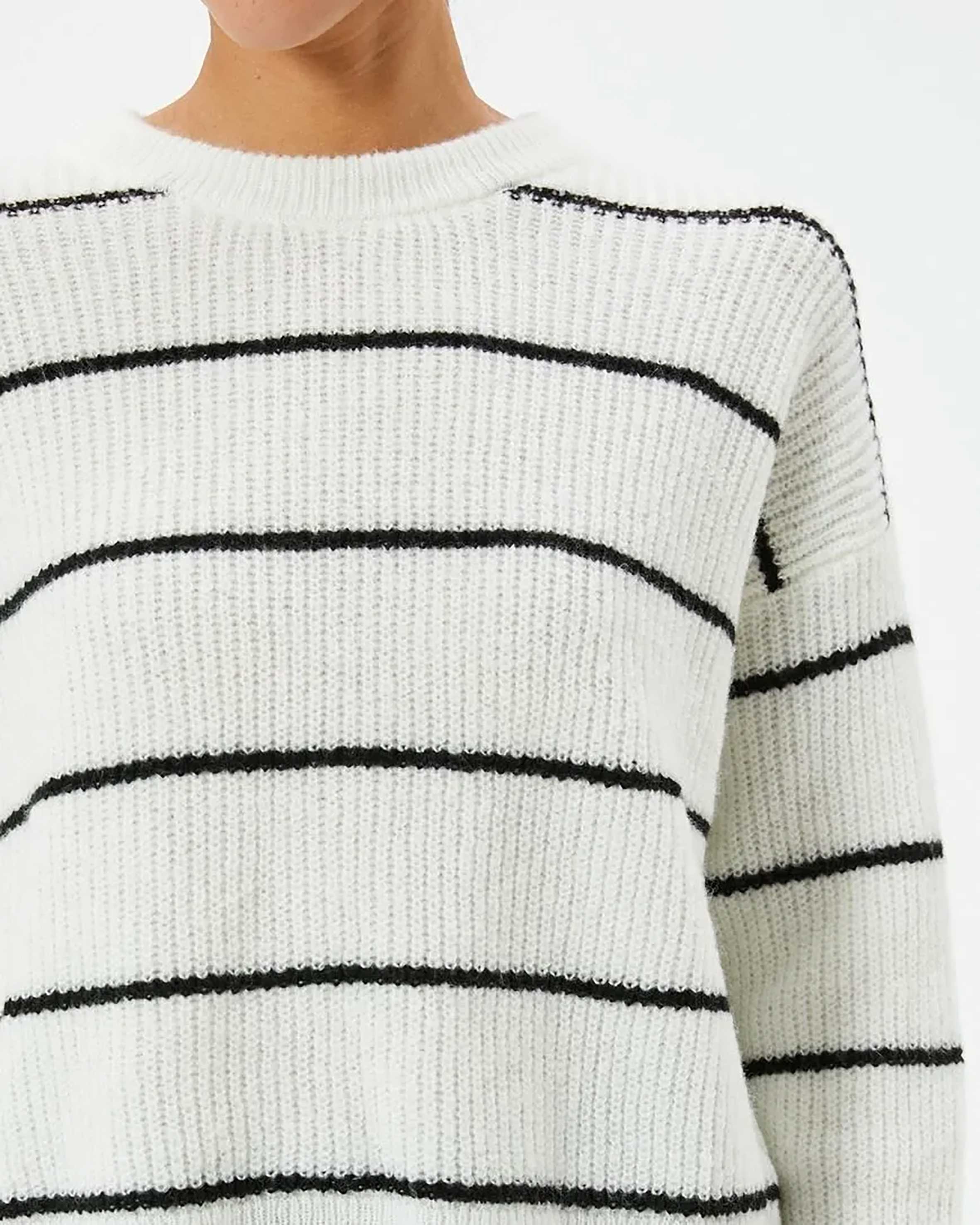 بافت طرحدار زنانه کوتون Koton کد 5WAK90183HT