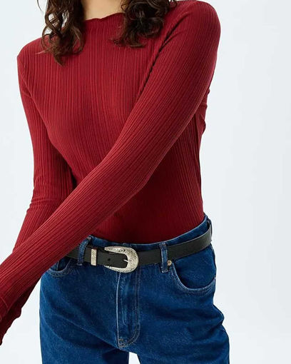 تی شرت آستین بلند زنانه کوتون Koton کد 5WAK50052EK