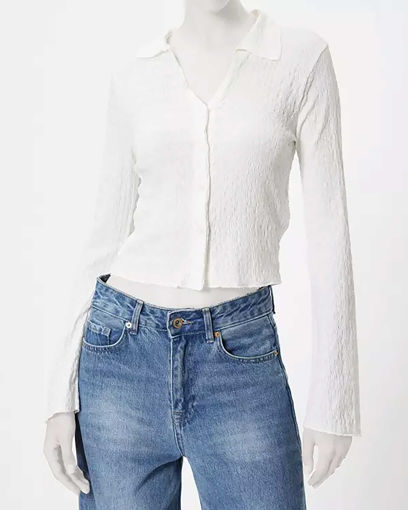 تی شرت آستین بلند زنانه کوتون Koton کد 5WAL10059IK